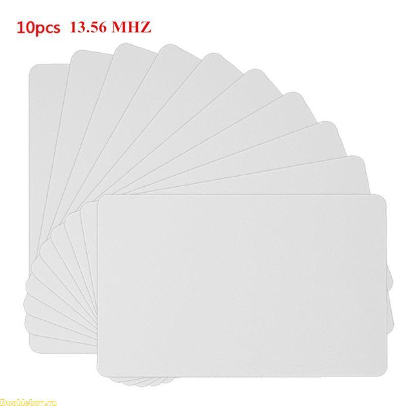 Doublebuy Bộ 10 Thẻ NFC Trống 13 Thẻ NFC Tần Số 56MHZ Thẻ NFC Thẻ NFC