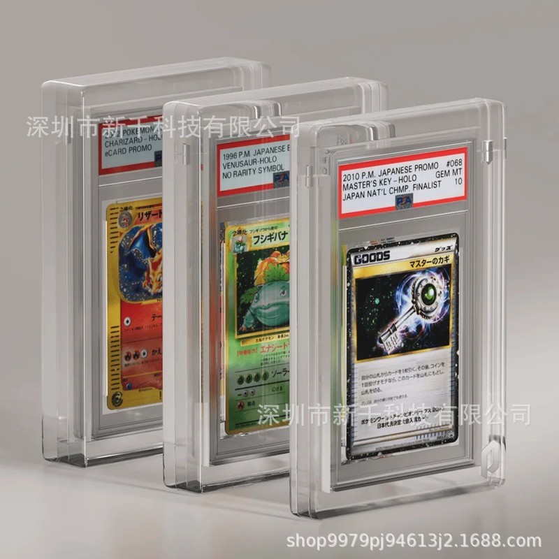 Acrylic Pokemon Pokemon Thẻ Pokémon Pokémon Cấp PSA / CGC / BGS Thẻ Gạch Hiển Thị Hộp Lưu Trữ r