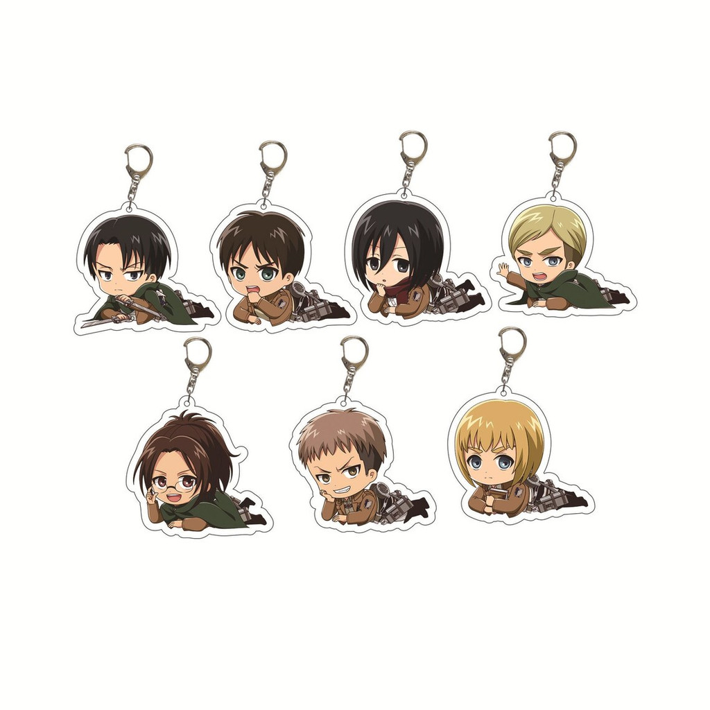 Móc khoá Anime | AoT Charms | Acrylic Keychains | Anime Keychains | Levi | Mikasa | Hanji | Armin | 