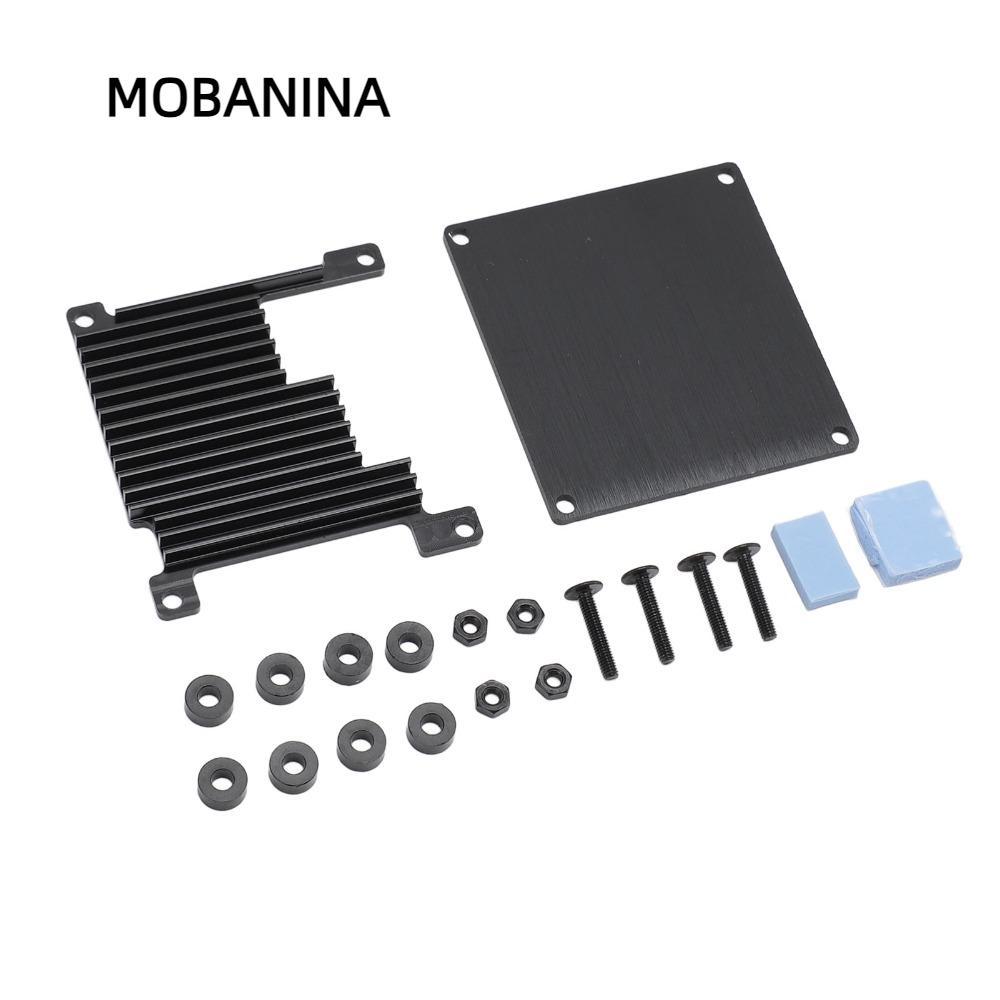 MOBANINA Hợp Kim Nhôm, Vỏ Kim Loại Chính Xác Cutouts Ban Phát Triển Bao Da, Bền Thụ Động Làm Mát Hộp