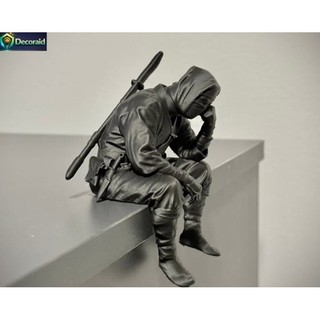 Mô hình Decor Chiến Binh Trầm Tư Mini-Decoraid