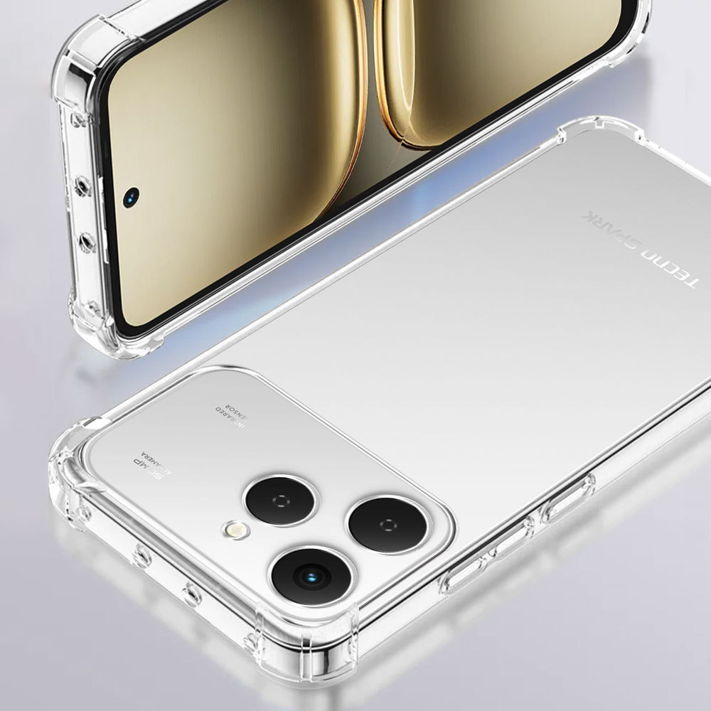 Dành Cho Tecno Spark 40 Pro Plus Vỏ Điện Thoại Trong Suốt Mềm Cho Tecno Spark 40 4G Spark 40Pro