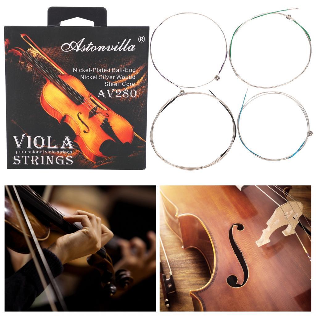 topfishing-VN 4 Bộ dây đàn violon chuyên nghiệp phổ thông EAD G cho đàn violon 14 đến 16 inch