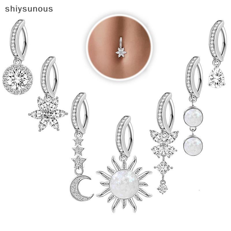 [shiysunous] Nhẫn rốn bướm tinh tế dành cho nữ FFF