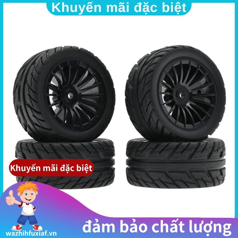 4 Bánh Xe Lốp Cao Su Cho SG1603 SG1604 SG1605 UD1601 UD1602 UD1603 UD1604 1 / 16 RC Xe Nâng Cấp Các 