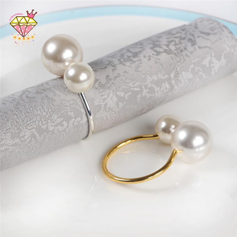 [DIAMONDWIND] 1 Vòng Khăn Ăn Bánh Nướng Hình Chữ U Vòng Khăn Ăn Khóa Phương Tây Khăn Ăn Vòng VN