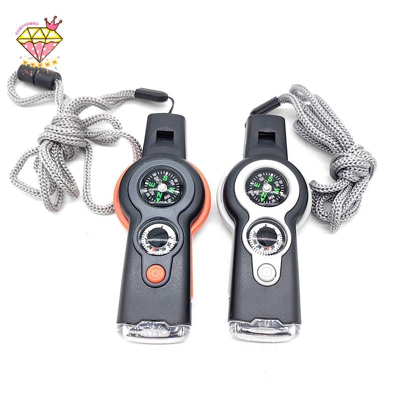[DIAMONDWIND] Còi sinh tồn 7 trong 1 đa chức năng 7 trong 1 ngoài trời có đèn LED và la bàn VN