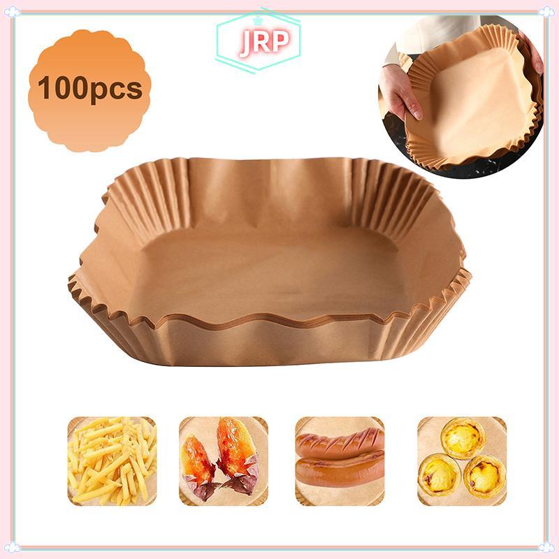 JRP Air Fryer Paper Vuông Dùng Một Lần Air Fryer Baking Paper Giấy Chống Dính Cho Nồi Chiên Sâu Khôn