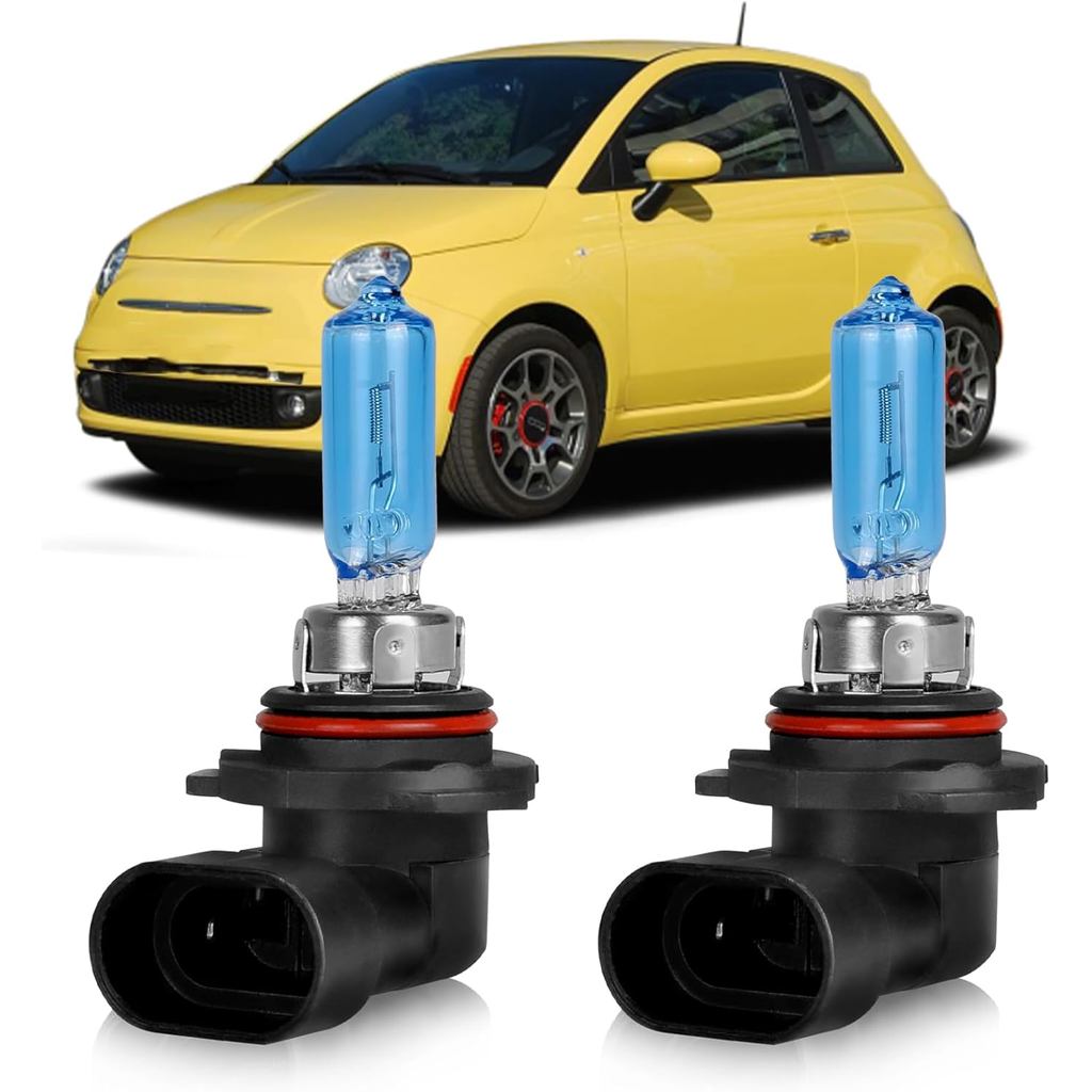 OQSNCV Phù Hợp Cho Fiat 500 500L 500X (2012-2020) Bóng Đèn Pha Halogen, 9012 Bộ Bóng Đèn Thay Thế Đè
