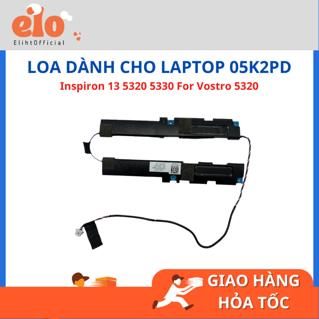 Loa Laptop DELL For Inspiron 13 5320 5330 For Vostro 5320 05K2PD 5K2PD - Hàng Zin - LIKENEW