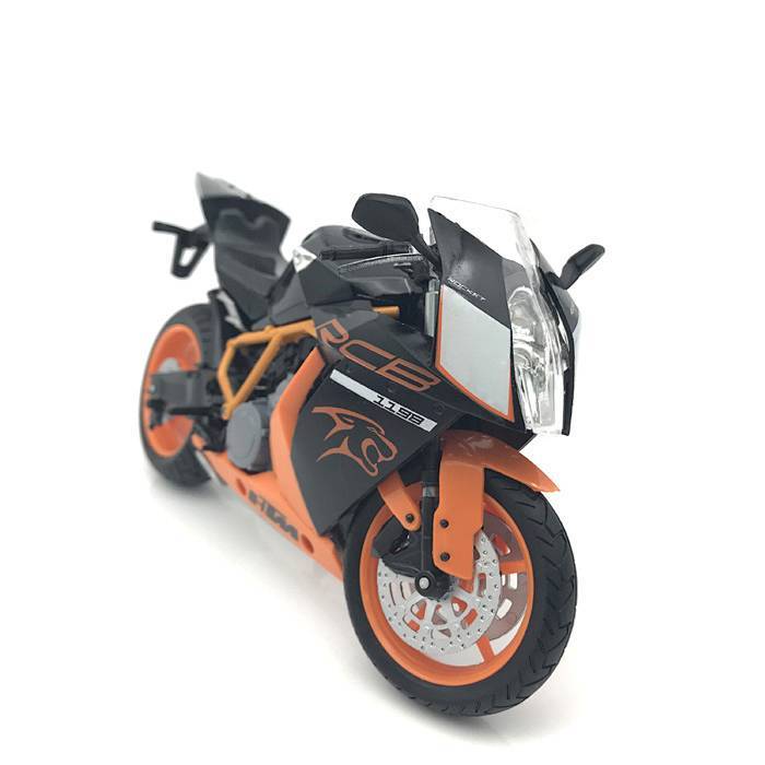 Motorcycle Model Austrian KTM Toy Car Alloy Racing Motorcycle Metal Ornaments Adult Gift Male S XlHC