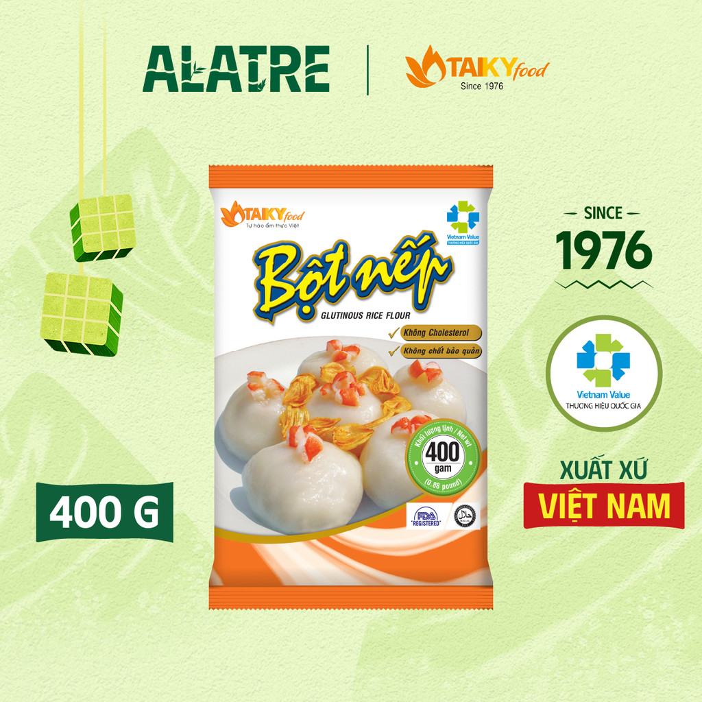 Bột nếp Tài Ký gói 400g (date mới) - Nhà phân phối Alatre