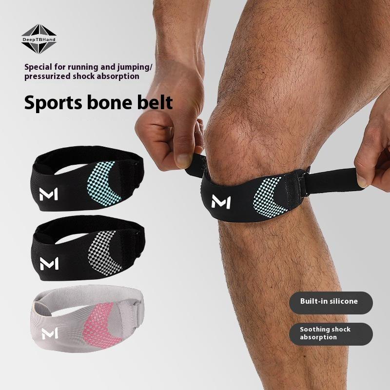 Patella Knee Cap Band có thể điều chỉnh, silica gel - hỗ trợ chạy bộ và đi xe đạp