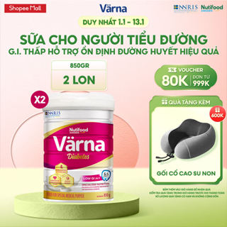  Combo 2 Lon Sữa Bột Cho Người Tiểu Đường Diabetes  Lon 850g  GI Thấp Ổn Định Đường Huyết 
