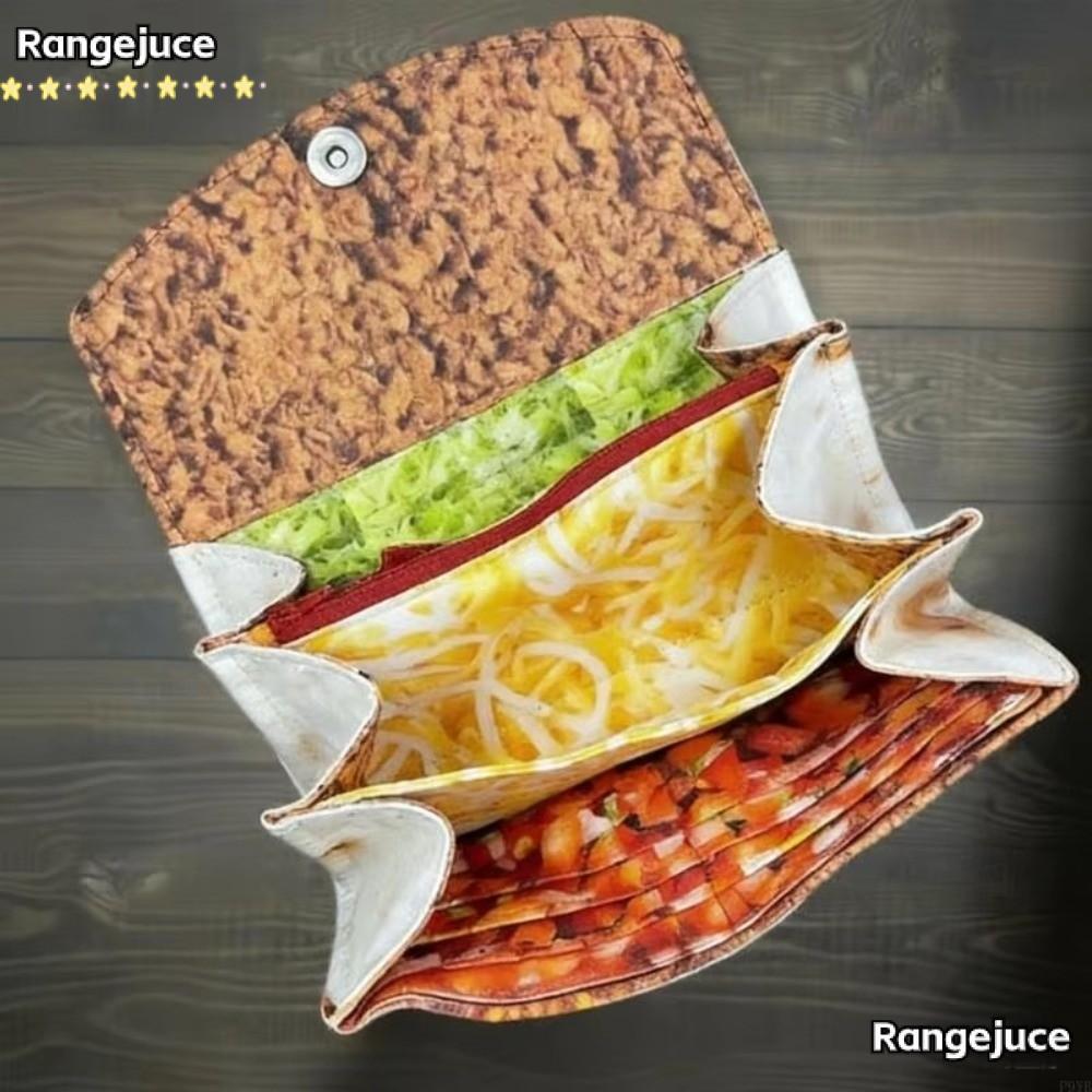 Kẹp tiền xu RANGEJUCE, Ví Burrito nhiều ngăn có thể gập lại, có khe cắm thẻ Ví đựng tiền xu Burrito