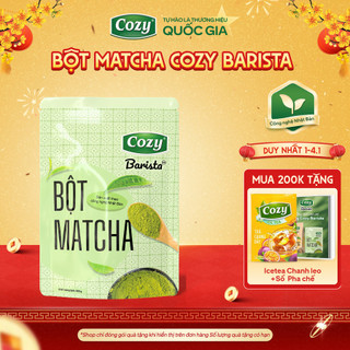  Bột Matcha Cozy Thơm Vị Trà Xanh Dịu Nhẹ Dễ Uống Dùng Trong Pha Chế Làm Bánh Làm Đẹp 100g 200g 