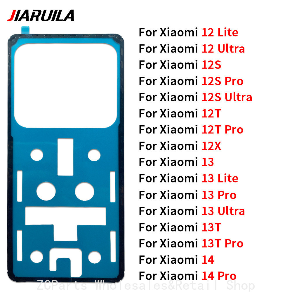 Dành Cho Xiaomi Mi 12 12S 12T 12X 13 13T 14 PRO LITE ULTRA Dính Miếng Dán Mặt Sau Vỏ Pin Keo Băng