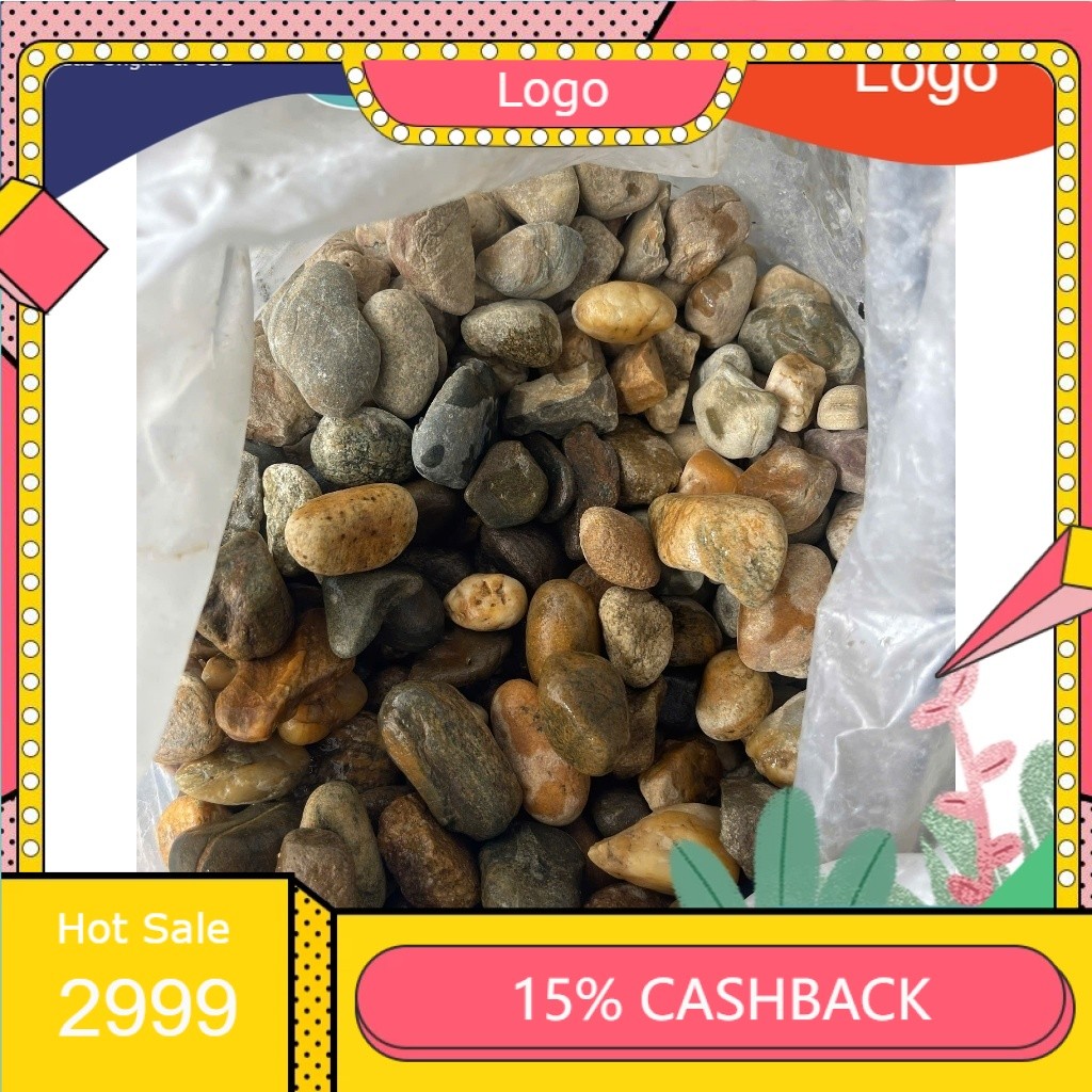 . 8kg đá sạn suối tự nhiên 0.3-5cm dùng rải bể cá, lọc nước, rải sân vườn giá rẻ nhất ,.