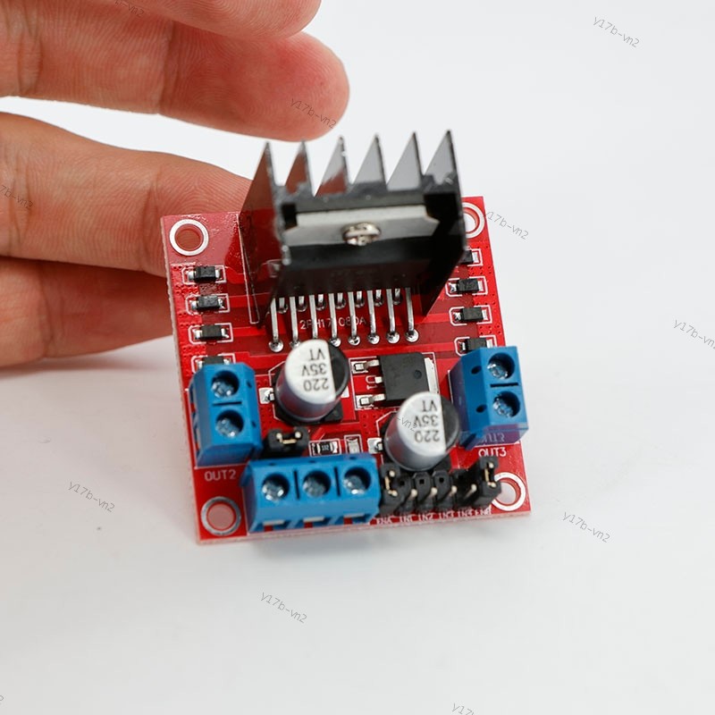 Điện tử L298N Stepper DC Motor Driver Shield Ban phát triển mở rộng cho Robot ô tô DIY 17VN2