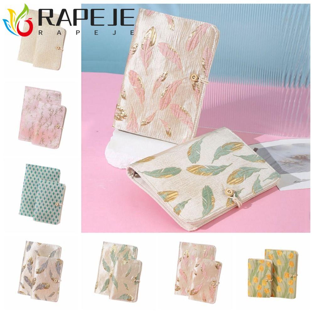RAPEJE Bìa sách lá rời, A5 / A6 Creative Mini Budget Binder Cover, Thiết thực thêu 3D DIY Notebook C
