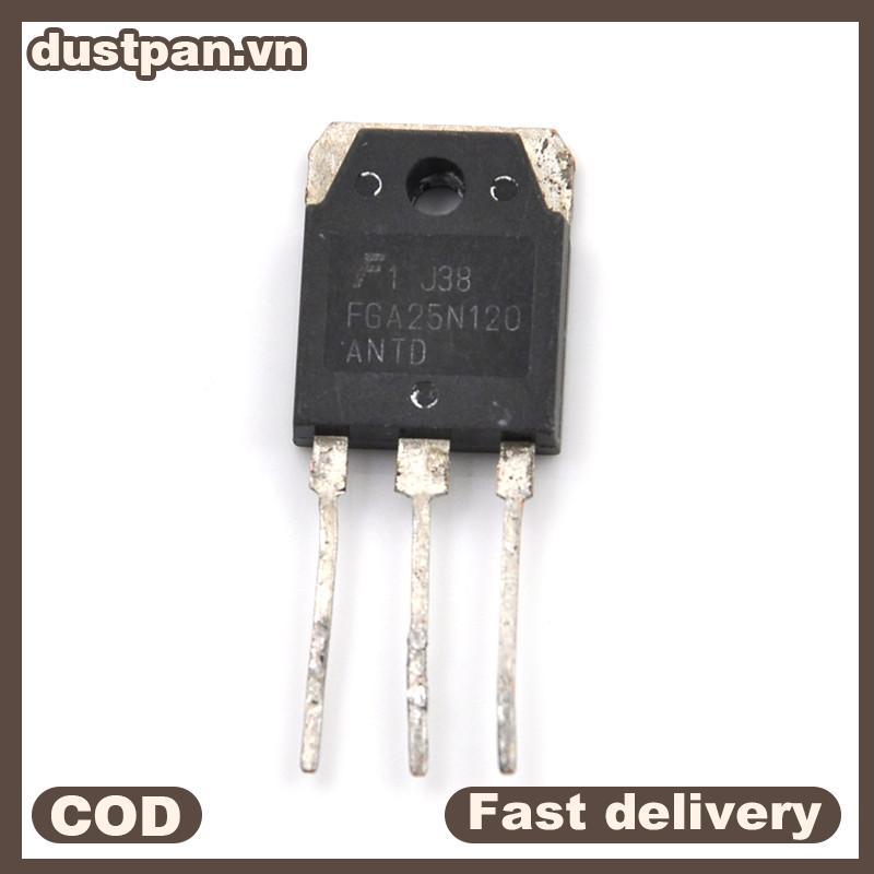 Bóng bán dẫn nguồn DUSTPAN 1pc IGBT 1200V FGA25N120 ANTD 25N120.