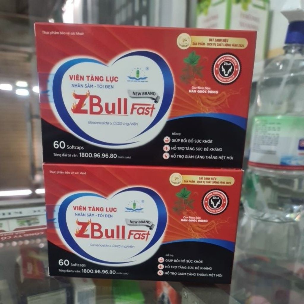 Viên tăng lực Zbull Fast h60v - khỏe đón tết