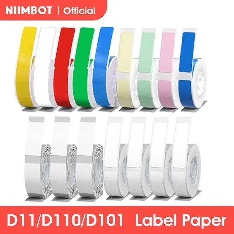 Niimbot D11 D110 D101 Mini Nhãn Nhiệt Máy In Giấy Chống Thấm Nước Chống Dầu In Nhãn Không Keo Dán Bă