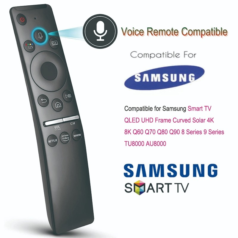 Điều khiển từ xa thay thế cho TV thông minh Samsung QLED UHD 4K 8K Q60 Q70 Q80 Q90 8 Series 9 Series