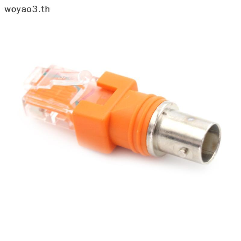 [Woyao] Bộ chuyển đổi khớp nối thùng đồng trục BNC Female sang RJ45 Male RJ45 sang RF Connector [TH]