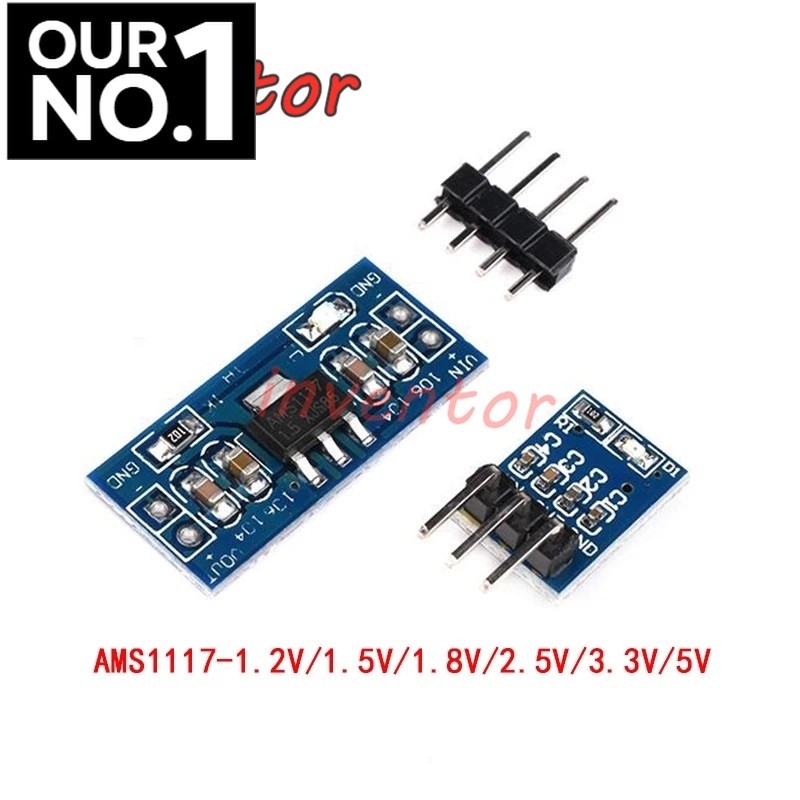 [10 Cái / lốc] AMS1117 1.2V 1.5V 1.8V 2.5V 3.3V 5V Mô-đun nguồn AMS1117-5.0V Mô-đun nguồn AMS1117-3.