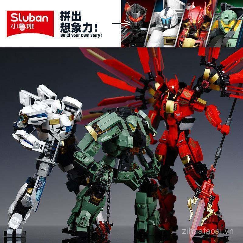 Qicai Sáng Tạo MOC Titan Meteorite BT7274 Nhân Vật Chính Mecha MOC Mô Hình Xếp Hình Lắp Ráp Khối Xây