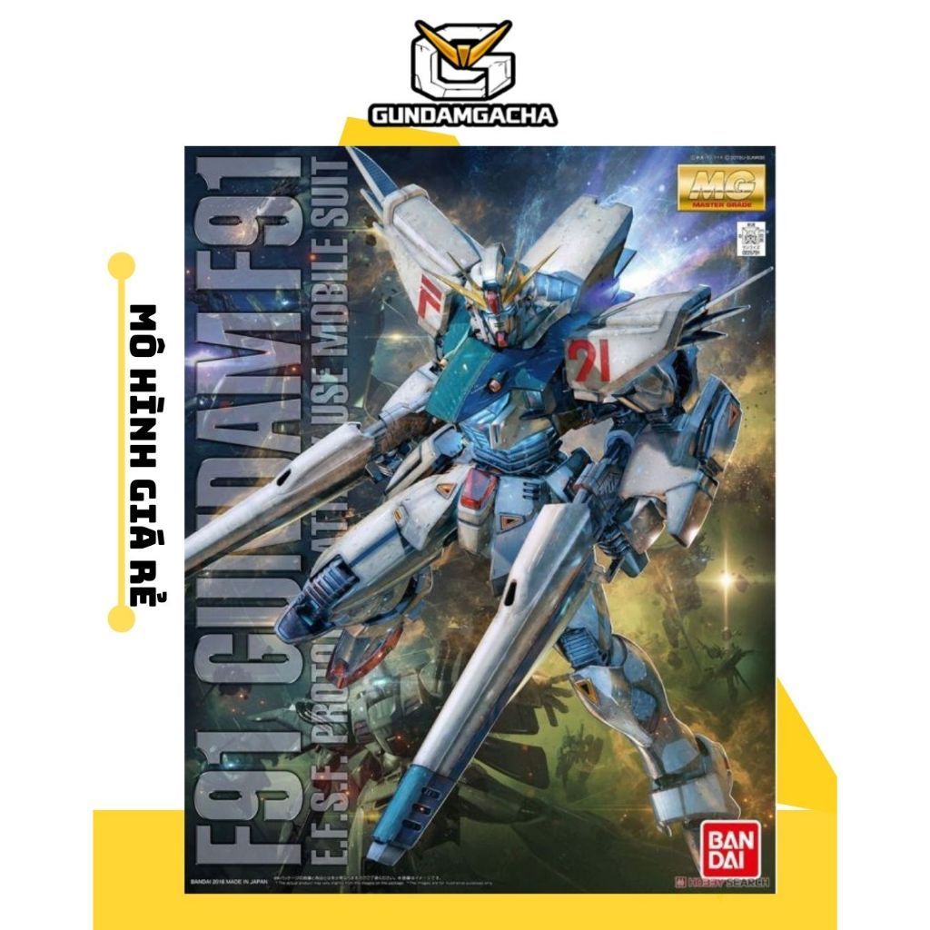 HT ShopX-Mô Hình Lắp Ráp Bandai MG 1/100 Gundam F91 Ver.2.0 – 4573102616128