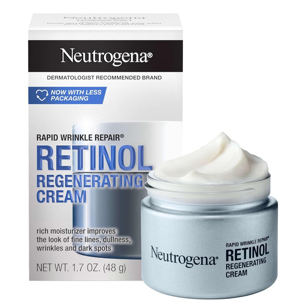 Kem dưỡng ẩm mặt Retinol chống nhăn nhanh Neutrogena, Chứa Retinol Hyaluronic Acid, Chống nếp nhăn, 