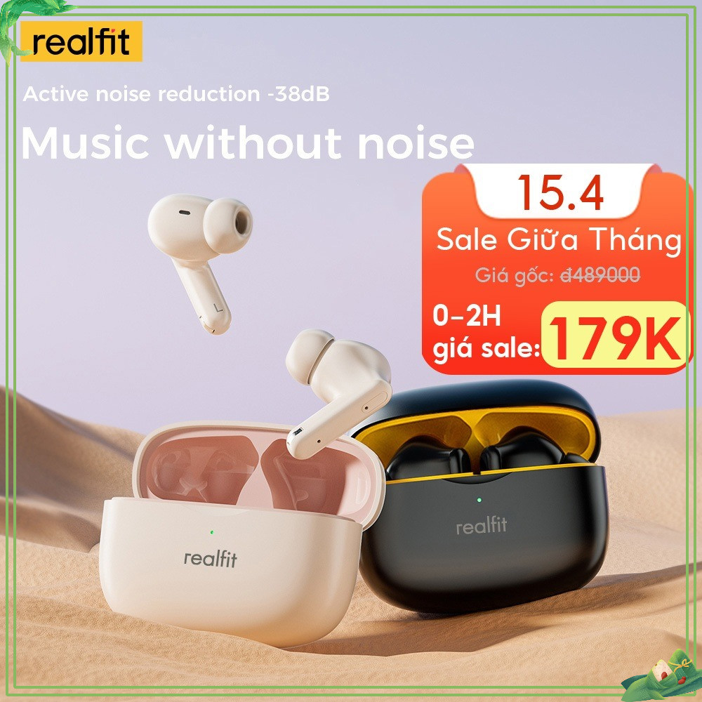 🔥 Realfit F3 – Tai Nghe Thể Thao Chống Ồn Mạnh Mẽ, Âm Thanh Đỉnh Cao 🎧