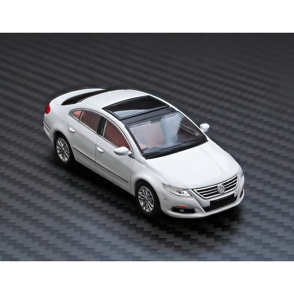 SC 1: 64 Trắng VW CC Sedan Thể Thao Mô Hình Diecast Thu Thập Kim Loại Màn Hình Xe Mới