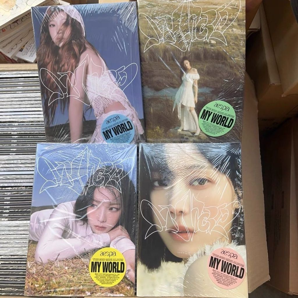 aespa album spicy MYWORLD album i phiên bản album