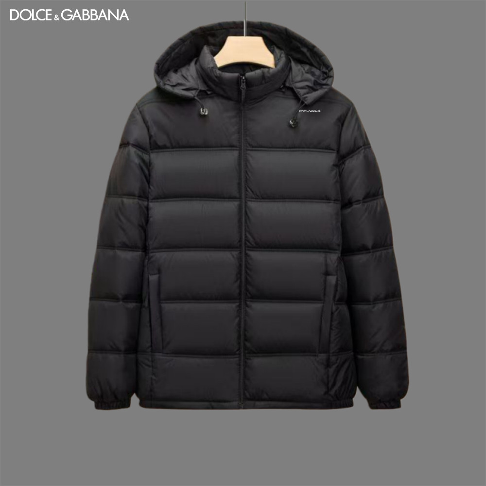 Dolce & Gabbana Thu Đông 2025 - Áo Khoác Cotton Nam Nữ, Chống Gió và Mưa, Ấm Áp