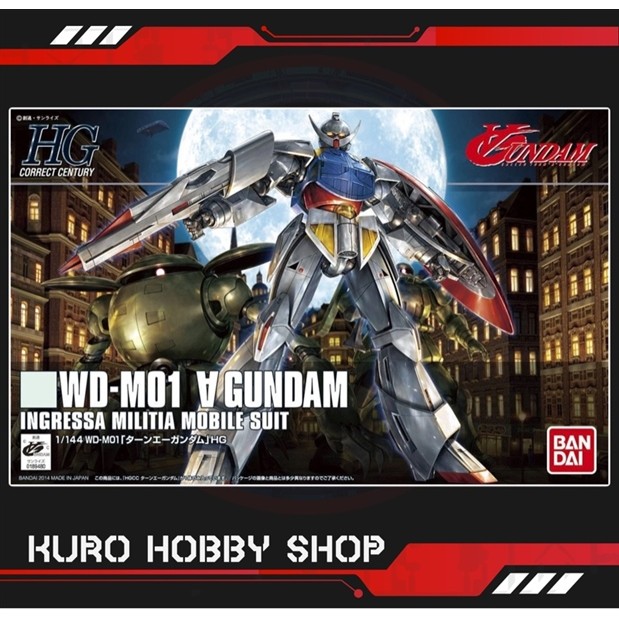 HG UC 1/144 WD-M01 TURN A GUNDAM - Mô hình lắp ráp Bandai