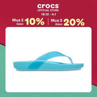 Dép Xỏ Ngón Nữ Crocs Splash Glossy - Neptune 
