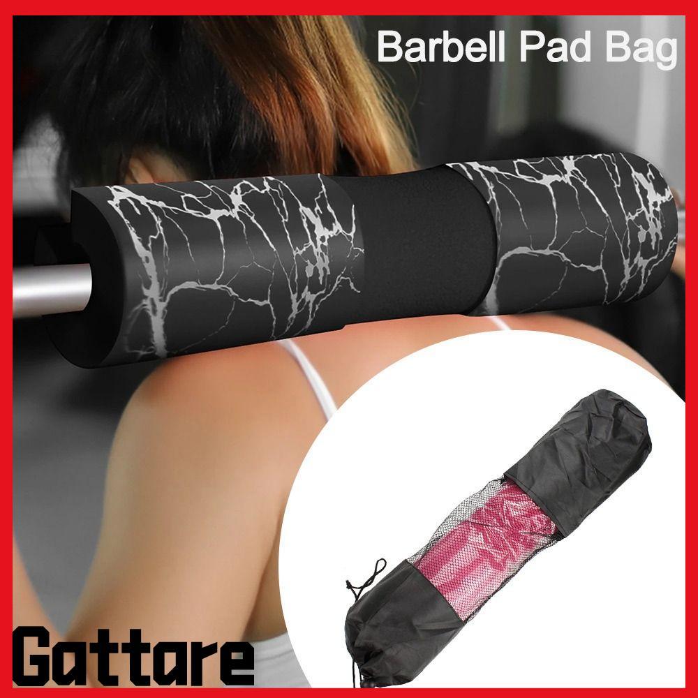 GATTARE Barbell Pad Bag, Đào tạo nâng tạ Lunges Hip Thrusts Túi đeo vai, Túi lưới Túi lưu trữ Cổ Vai