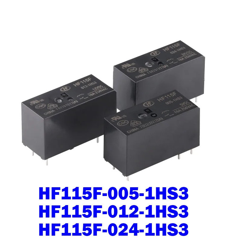 5 Cái / lốc HF115F-005-1HS1 、 HF115F-012-1HS1 、 HF115F-024-1HS1 Rơle nguồn mới HF115F / 012-1HS1 、 H
