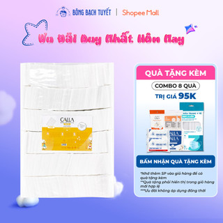  Bông tẩy trang làm sạch da Bông Bạch Tuyết Calla Mềm Mịn 1Kg 