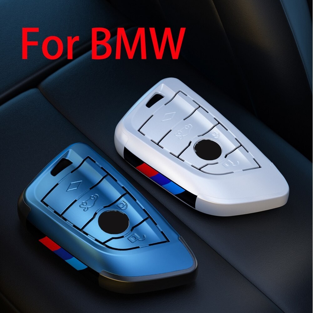 Mạ Bộ Điều Khiển Từ Xa Túi Chìa Khóa Phù Hợp Với Bmw Lưỡi KeyChain Chìa Khóa Xe Ô Tô Dành Cho Xe BMW