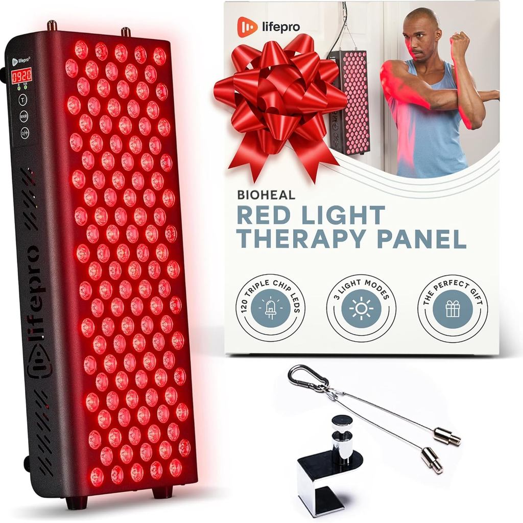 LifeProRedLightTherapyforBodyPanel-90 & 120DualChipLED-660nm & 850nmNearInfraredFullBodyRedlightTher