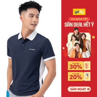  Áo thun nam YODY polo thể thao cổ bẻ mát mẻ thấm hút thoáng khí co giãn SAM7043 MAPO25S177 