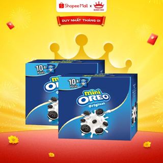  Combo 2 Bánh Quy Oreo Mini Với Kem Vị Vani 204g 