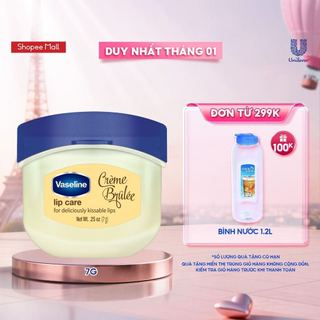  Sáp Dưỡng Môi Ngọt Ngào Vaseline Lips Care Creme Brulee Ngọt Ngào 7g 