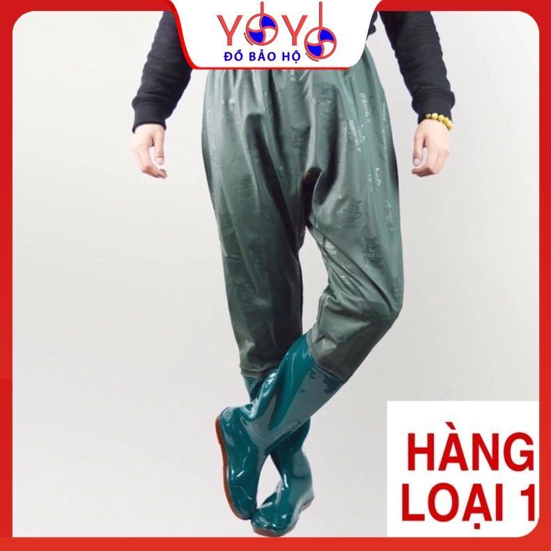 Ủng Liền Quần Làm Ruộng Làm Ao 2 Lớp - Ủng Đi Mưa Làm Bếp Làm Vườn Bảo Hộ Lao Động