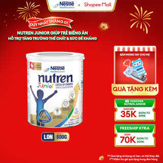  Sữa Bột NESTLÉ NUTREN JUNIOR Thụy Sĩ Với Công Thức BIG Hỗ Trợ Tăng Trưởng Cho Bé 800G 