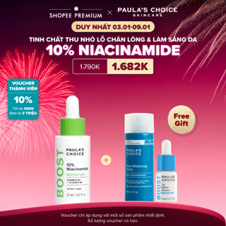  Tinh chất giúp thu nhỏ lỗ chân lông và làm sáng da Paula's Choice 10% Niacinamide Booster 20ml 7980 